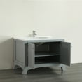thumbnail image 6 of Eviva New York 30" Gray Bathroom Vanity, with White Marble Carrara Counter-Top, 6 of 6