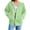 Green, variant on Satingcolo Womens Hoodies Zip Up Casual Long Sleeve Oversized Hoodie Y2K Full Zipper Preppy Sweatshirts Jackets,Navy S