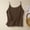 Coffee, variant on Womens Tank Tops,Cotton Loose Tank Tops Sleeveless Linen Tops Camisole Tops For Women Basic Crew Neck Crop Women's Undershirts Soft Breathable Womens Sleeveless Tops Beach Vests