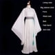 thumbnail image 5 of Disfraz de Cosplay de Anime Tian Guan Ci Fu Xie Lian, sombrero de bambú elegante Hanfu, peluca, uniforme blanco, disfraz de Halloween, conjunto completo de Comic Con, 5 of 5