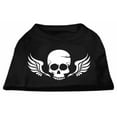 thumbnail image 6 of Pet Dog  Cat Shirt Screen Printed, "Skull Wings", 6 of 7