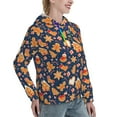 thumbnail image 6 of Xecao Gingerbread Delights Pattern Hoodies for Women Sweatshirts Long Sleeve Sweatshirts Pullover Outfits with Pocket-Small, 6 of 7