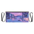 thumbnail image 7 of Yayeee Waist Apron with Pockets for Cooking Waterproof Half Server Aprons, Cat Walking in Street, 7 of 7