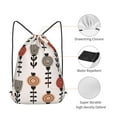 thumbnail image 5 of XMXT Unisex Drawstring Backpack for Women Men, Abstract Simple Flowers Waterproof Gym Bag String Bags for Shopping Sport Travel, s, 5 of 8
