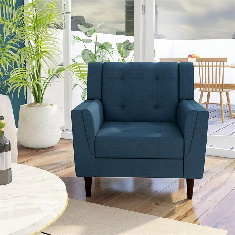 Wooden leg armchair hot sale