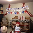 thumbnail image 4 of Baseball 1st Birthday Decorations First Year Photo Banner My Rookie Year Banner One Year Old Banner for Boys Baby First Birthday Party Supplies Baseball Theme Birthday Party, 4 of 7