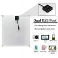 thumbnail image 2 of 50W Solar Panel Kit 12 Volt Trickle Charger Battery Charger Maintenance Boat RV, 2 of 8