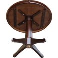 thumbnail image 4 of International Concepts K15-36RT-27B 36 in. Round Pedestal Dining Table - Mocha, 4 of 6