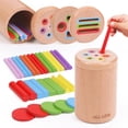 thumbnail image 1 of Juguetes de clasificación de colores Montessori ALLABC 3 en 1 para 1 a 3 años, 1 of 5