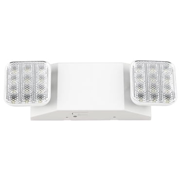 Sunco LED Emergency Lights, Lighting for Business, Power Outages, Offices, with Backup Battery (90 Minutes), Wall Mount, Hard Wired, 120-277V, Fire Resistant (94V-0) UL.