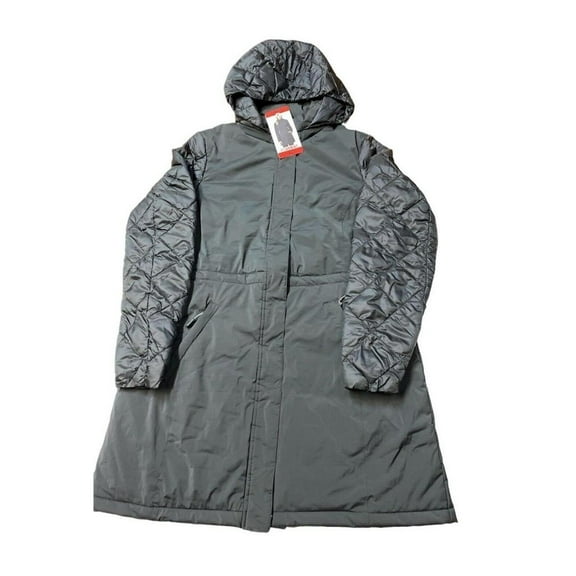 32 DEGREE Heat Women's Black Puffer Hoodie Jacket - Medium New with box/tags
