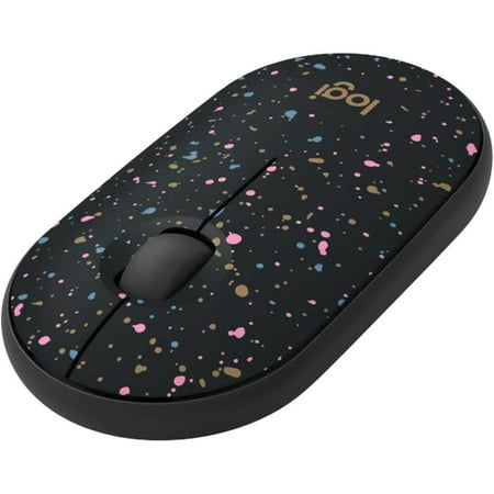 Logitech - M340 Limited Edition Wireless Ambidextrous Mouse with Silent Clicks - Speckles