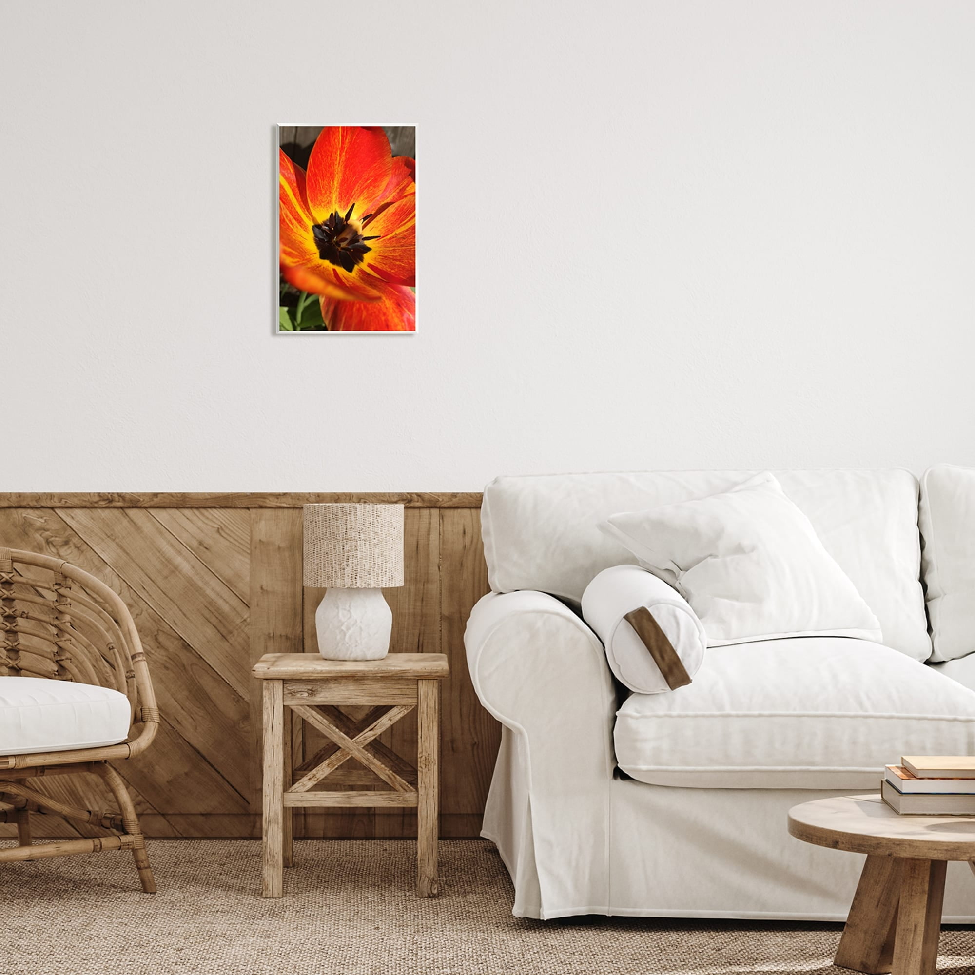 Stupell Industries Bold Red Poppy Flower Blossom Petals Photograph Unframed Art Print Wall Art, Design by Heidi Bannon