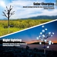 thumbnail image 4 of Solar Garden Lights 2 Pieces Lotus Outdoor Solar Light LED Christmas Lighting Lamps - Solar Decorative Landscape Lamp, for Driveway Path Patio Camping, 4 of 5