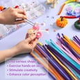 thumbnail image 6 of 300 PCS Pipe Cleaners, 30 Colors Chenille Stems for Crafts, 12" 6mm Fluffy Pipe Cleaners for DIY Flower, Animal Crafts, Art Supplies, Classroom, 6 of 8