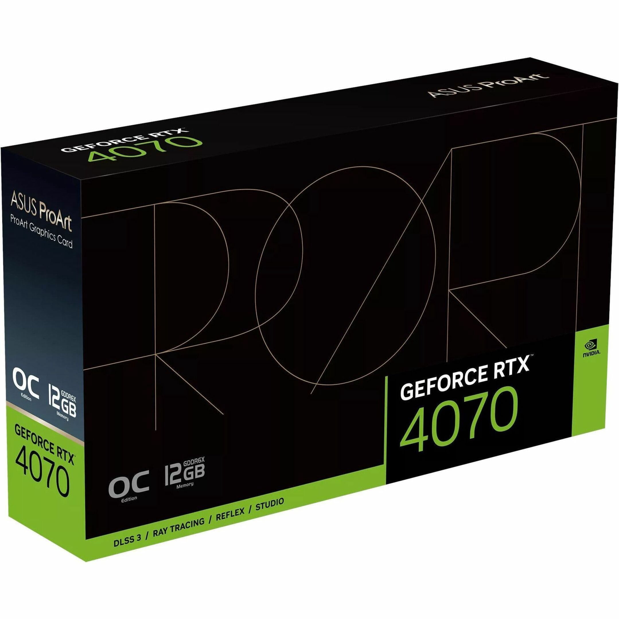 ASUS ProArt GeForce RTX 4070 OC Edition 12GB GDDR6X GPU with PCIe