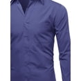 thumbnail image 4 of FashionOutfit Men's Regular Fit Dress Shirt, 4 of 5