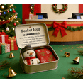 thumbnail image 4 of Kumdkd Christmas Pocket Hug Vintage Tin Box with Plush Toy, Holiday Emotional Gift Set for Friends, Family, Kids, Cozy Velvet Stuffed Animal with Keepsake Storage Box for Christmas Stocking Stuffers, 4 of 4