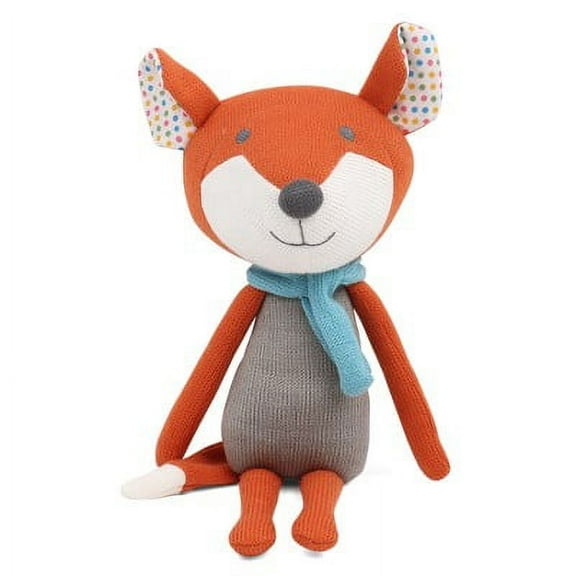 Peanut Shell Francis the Fox Knit Plush