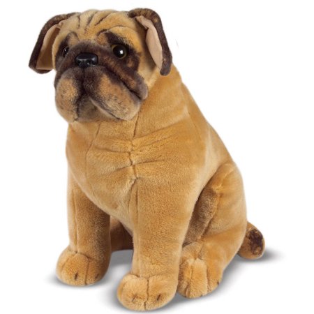 Melissa & Doug Pug Dog - Lifelike Stuffed Animal