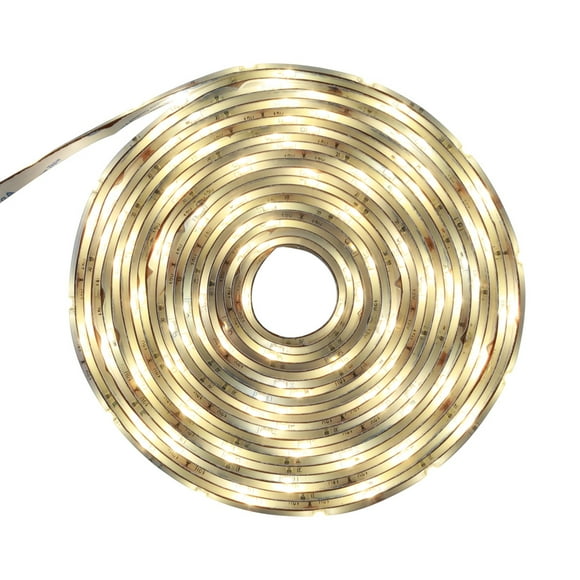 Tira Led 5m Tecnolite Luz Amarilla Interior 12W No Atenuable