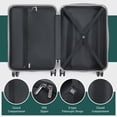 thumbnail image 4 of 7-Piece Luggage Set with 7-in-1 toiletry bag Backpack & Duffel – Hardshell Spinner Suitcase Set with TSA Lock, 4 of 12