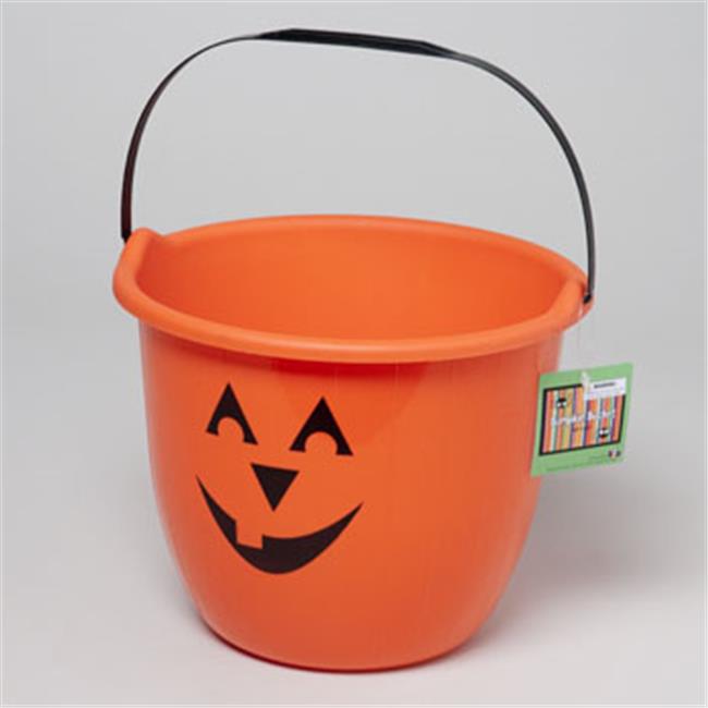 RGP G89797 Pumpkin Bucket With Handle Plastic - 8.5 X 6.5 In. - Pack Of