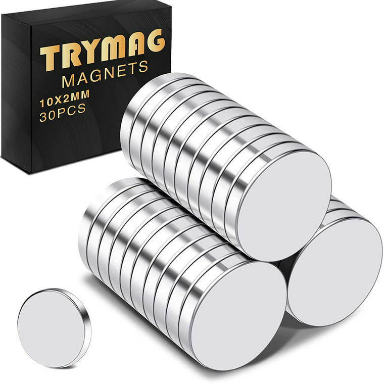 DIYMAG 30Pcs, Small Strong Refrigerator Magnets Tiny Disc Magnets. Walmart.com