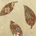 thumbnail image 2 of Zarris, Chariklia 15x15 White Modern Wood Framed Museum Art Print Titled - Linen Leaves II, 2 of 4