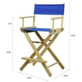 thumbnail image 5 of Casual Home 24"" Director'S Chair Natural Frame With Royal Blue Canvas Counter Height, 5 of 5