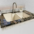 thumbnail image 1 of Ceco 735-UM Biscuit Redondo Enameled Cast Iron Undermount 60-40 Double Bowl Sink, Biscuit, 1 of 1