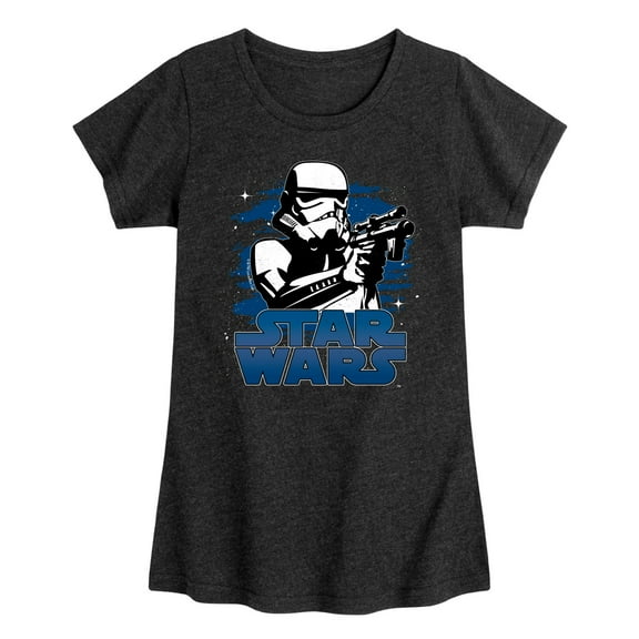 Star Wars - Storm Trooper - Toddler And Youth Girls Fitted Short Sleeve Tee