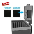 thumbnail image 3 of Glad 1.5 Gallon Countertop Compost Bin - Gray, 3 of 11