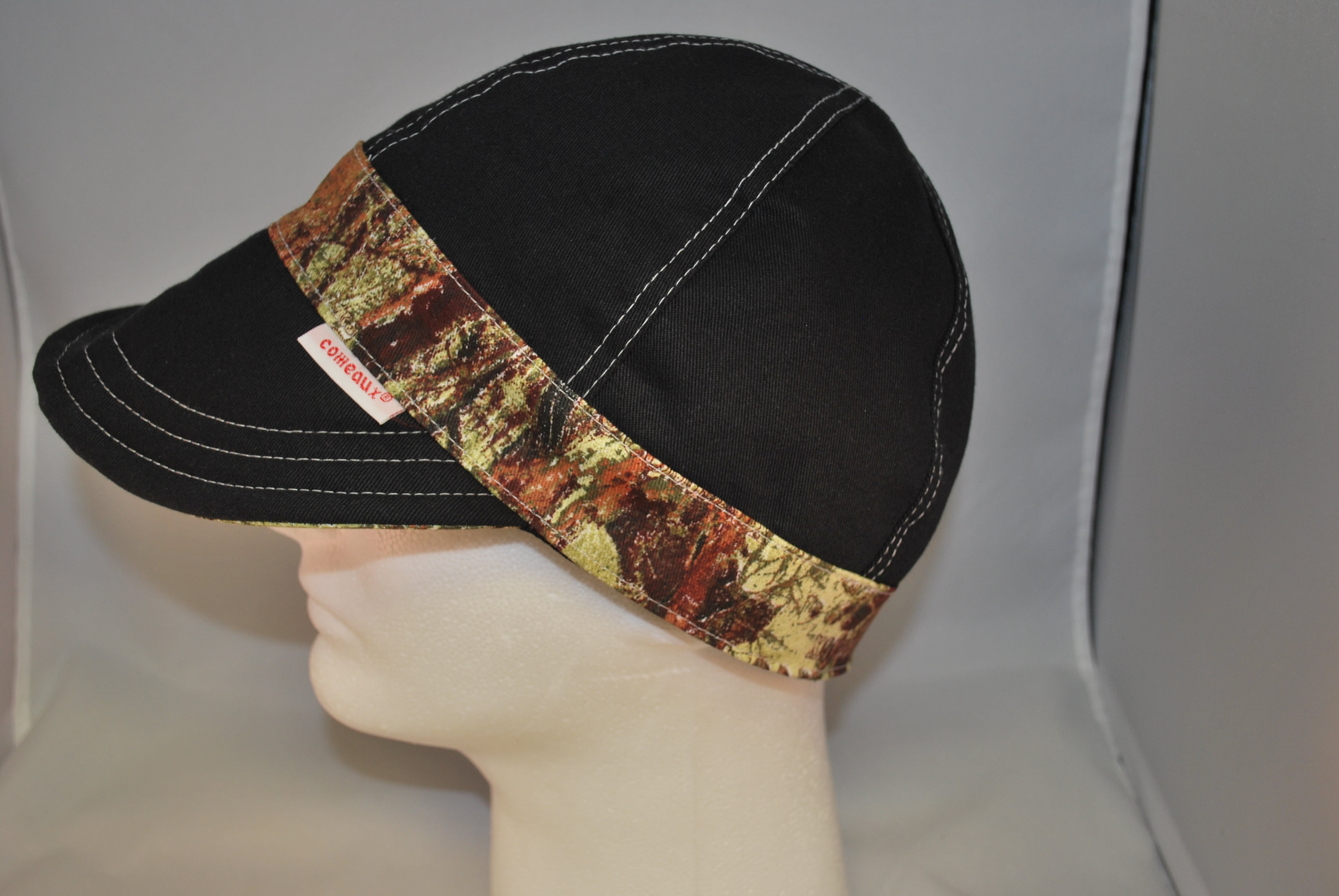 MEN'S Texas Welder Hat Cap Snap Back CURVED BILL Welding Handmade Embroidered 