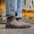 thumbnail image 3 of Men's Vintage Workwear Chelsea Boots – Durable Slip-Resistant Round Toe Ankle Boots for Outdoor & Casual Wear, 3 of 6