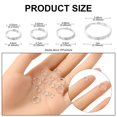 thumbnail image 3 of 300Pcs 4 Style Iron Split Rings Double Loops Jump Rings Cadmium Free & Lead Free Silver 6~10x1.4mm Inner Diameter: 5.3~8.6mm Single Wire: 0.7mm 21 Gauge 75pcs/style, 3 of 5