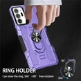 thumbnail image 6 of for Samsung Galaxy Note20 Ultra Case with Metal Ring Kickstand for Women & Men, Heavy-Duty Protection Shockproof Bumper Cover Case for Samsung Galaxy Note 20 Ultra TY Purple, 6 of 18