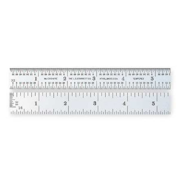 L S Starrett Steel Rules C304sre 6 6 Rule Semi Flexible Steel Walmart Com L S Starrett Steel Rules C304sre 6 6 Rule Semi Flexible Steel Walmart Com