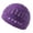 Purple, variant on EliteGoogv Womens Crocheted Knit Hat Handmade Openwork Hollow Breathable Soft Summer Lightweight For Women Muslim Daily Beach Sun Cap Headwrap Headwear Beanie