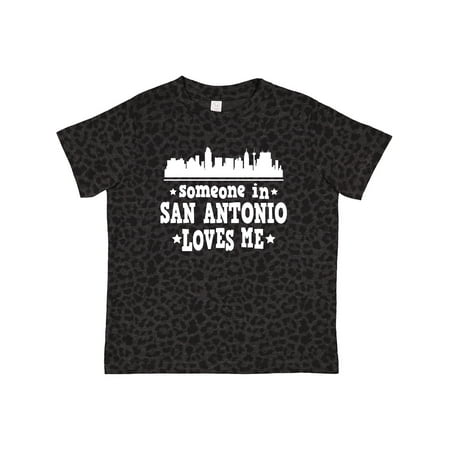 

Inktastic Someone in San Antonio Loves Me Texas Gift Toddler Boy or Toddler Girl T-Shirt