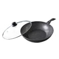 thumbnail image 2 of Westinghouse Wok Antiadherente de Mármol Negro 30cm WCCW0009030MBB negro, 2 of 3
