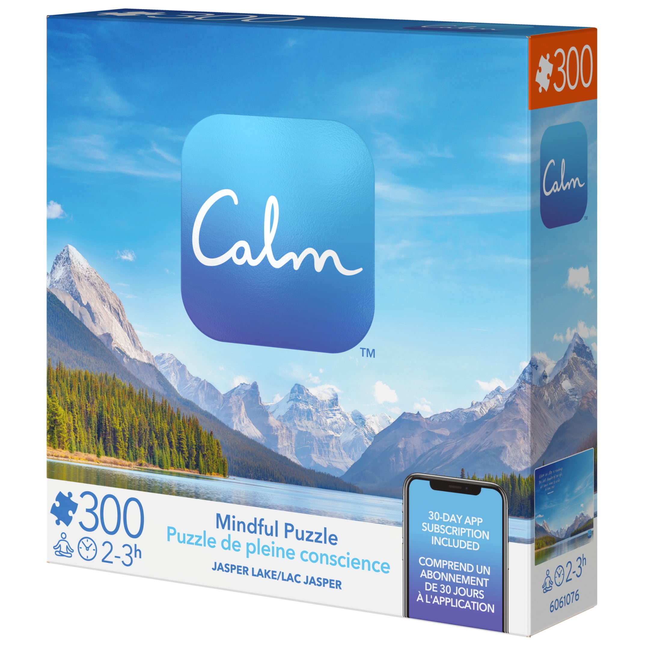 300-Piece Calm Jigsaw Puzzle for Stress Relief, Jasper Lake