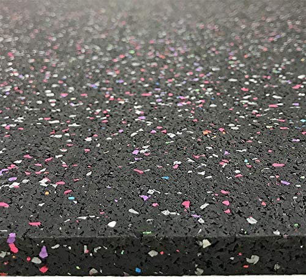 Anti-Vibration Mats, 25" x 25", 1/2" Thick, Anti-Walk, Anti-Move, for Washer, Dryer, Audio Equipment, Strength Training Equipment Mat (Pack of 2)