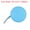 Blue, variant on Round Retractable Measuring Tape 150cm/60-inch Soft Leather Case Tailors Tape Measure, Blue