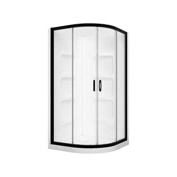 A&E Bath and Shower MONA-40-BLK-KIT Shower Kit