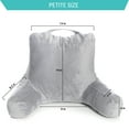 thumbnail image 4 of Milliard Petite Reading Pillow for Young adults & children with Shredded Foam - 14x13in (Sit up Pillow), 4 of 8