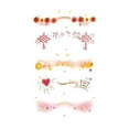 thumbnail image 1 of New Year Lantern Snake Year Tattoo Stickers Disposable Makeup Face Sticker V0E3, 1 of 1