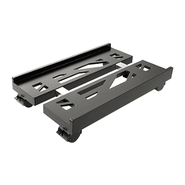 Support Mobile Ajustable pour CPU, Tour d'Ordinateur Ventilée avec 4 Roues Pivotantes, Support sous Bureau