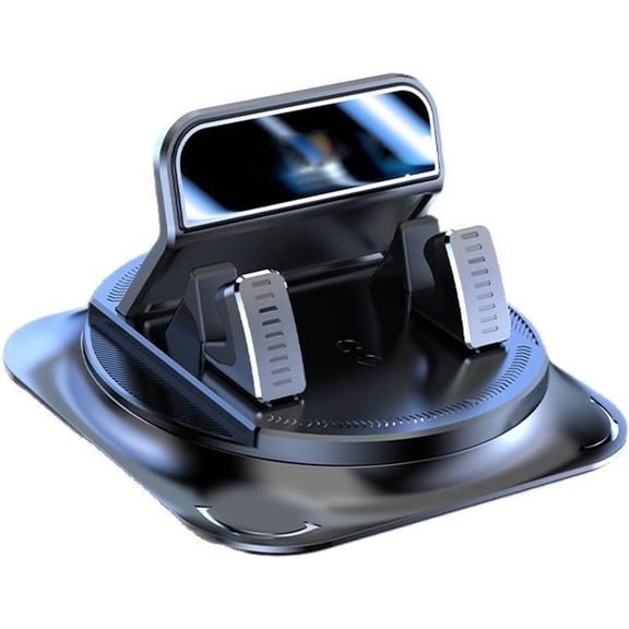 Car Phone Holder 360 Degree Rotation, Dashboard Phone Holder for Car Navigation, One-Hand Mount