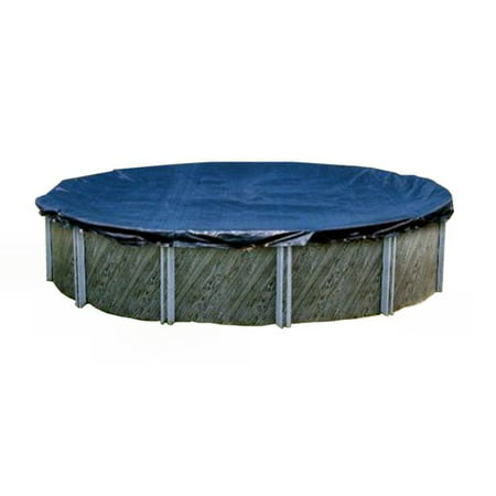 Swimline 24 Ft Round Above Ground Swimming Pool Winter Cover, Blue | (Best Rated Winter Pool Covers)